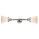 Innovations Lighting Small Cone 2 Light Bath Vanity Light Part Of The Franklin Restoration Collection 208L-PC-G61