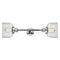 Bell Bath Vanity Light shown in the Polished Chrome finish with a Clear shade