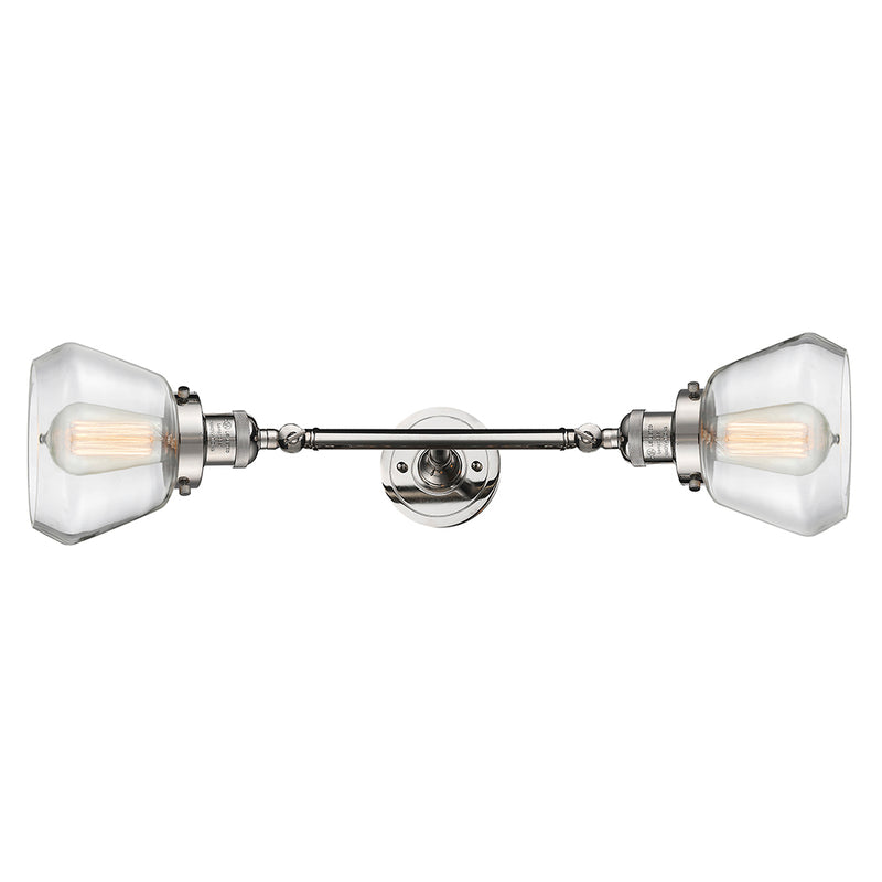 Innovations Lighting Fulton 2 Light Bath Vanity Light Part Of The Franklin Restoration Collection 208L-PN-G172