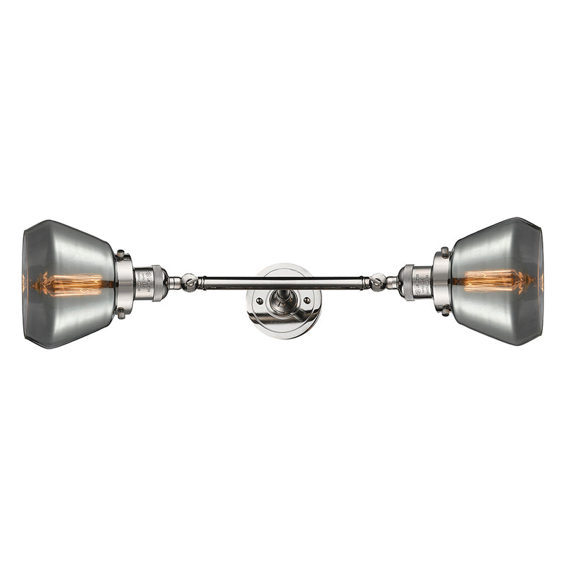 Innovations Lighting Fulton 2 Light Bath Vanity Light Part Of The Franklin Restoration Collection 208L-PN-G173