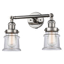 Innovations Lighting Small Canton 2 Light Bath Vanity Light Part Of The Franklin Restoration Collection 208L-PN-G182S-LED