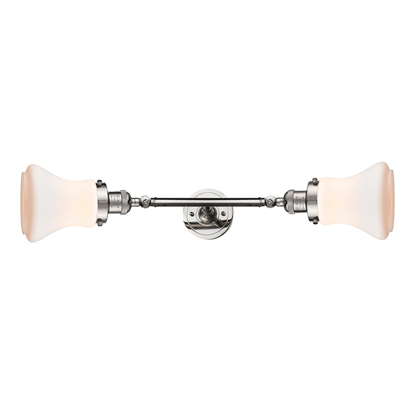 Innovations Lighting Bellmont 2 Light Bath Vanity Light Part Of The Franklin Restoration Collection 208L-PN-G191