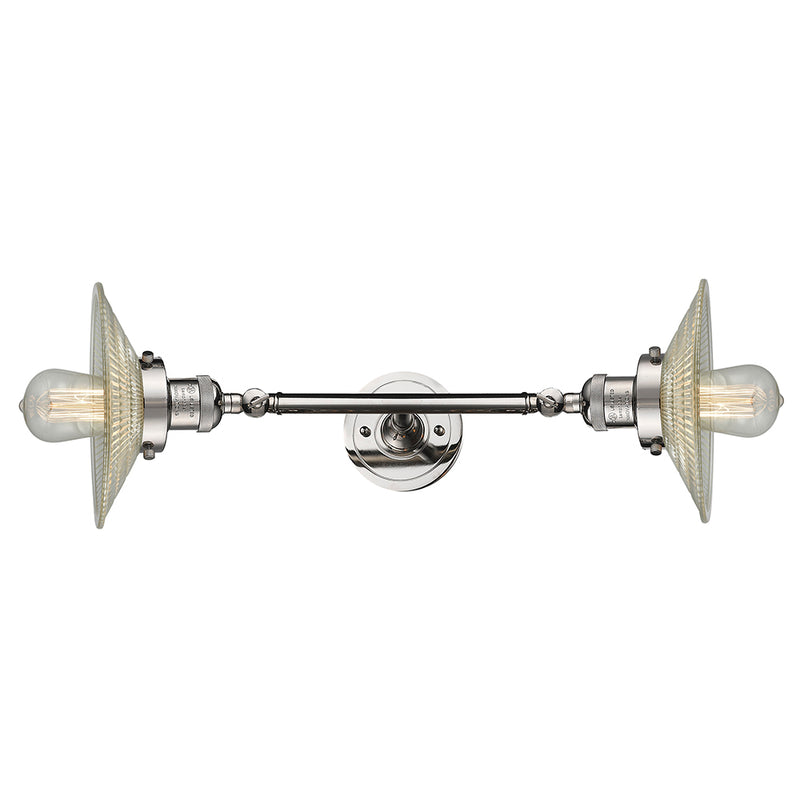 Innovations Lighting Halophane 2 Light Bath Vanity Light Part Of The Franklin Restoration Collection 208L-PN-G2-LED