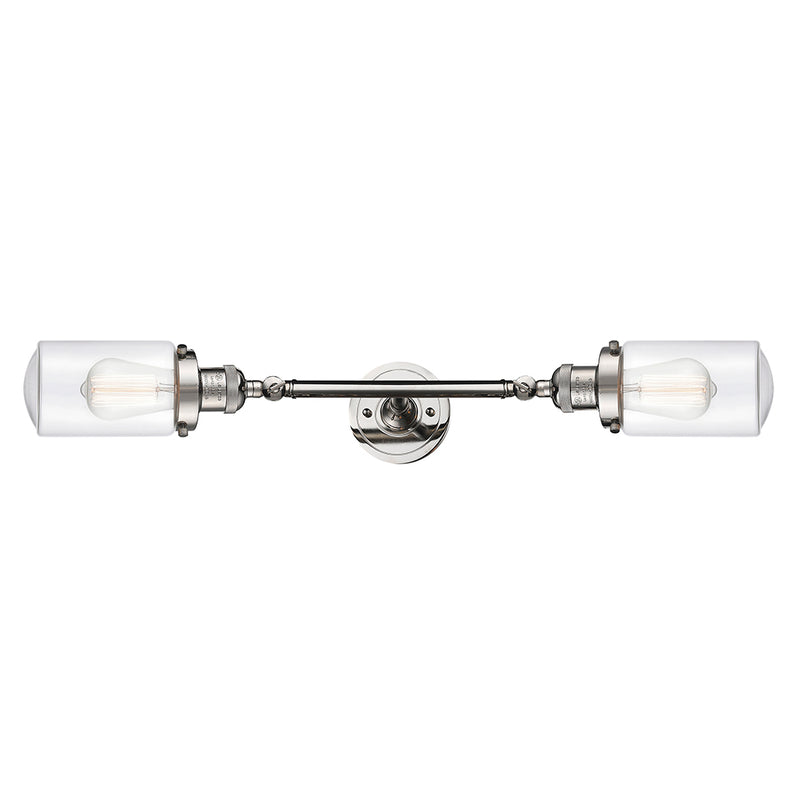 Innovations Lighting Dover 2 Light Bath Vanity Light Part Of The Franklin Restoration Collection 208L-PN-G312