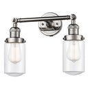 Innovations Lighting Dover 2 Light Bath Vanity Light Part Of The Franklin Restoration Collection 208L-PN-G312