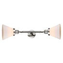 Innovations Lighting Large Cone 2 Light Bath Vanity Light Part Of The Franklin Restoration Collection 208L-PN-G41