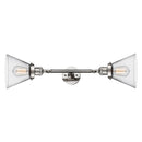 Innovations Lighting Large Cone 2 Light Bath Vanity Light Part Of The Franklin Restoration Collection 208L-PN-G42