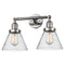 Innovations Lighting Large Cone 2 Light Bath Vanity Light Part Of The Franklin Restoration Collection 208L-PN-G44-LED