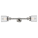 Innovations Lighting Small Bell 2 Light Bath Vanity Light Part Of The Franklin Restoration Collection 208L-PN-G52