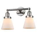 Innovations Lighting Small Cone 2 Light Bath Vanity Light Part Of The Franklin Restoration Collection 208L-PN-G61