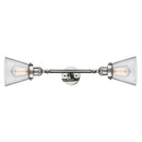 Innovations Lighting Small Cone 2 Light Bath Vanity Light Part Of The Franklin Restoration Collection 208L-PN-G62