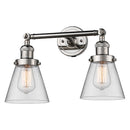 Innovations Lighting Small Cone 2 Light Bath Vanity Light Part Of The Franklin Restoration Collection 208L-PN-G62-LED