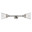 Innovations Lighting Small Cone 2 Light Bath Vanity Light Part Of The Franklin Restoration Collection 208L-PN-G64