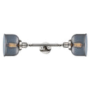 Innovations Lighting Large Bell 2 Light Bath Vanity Light Part Of The Franklin Restoration Collection 208L-PN-G73