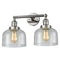 Innovations Lighting Large Bell 2 Light Bath Vanity Light Part Of The Franklin Restoration Collection 208L-PN-G74-LED