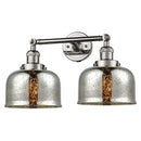 Innovations Lighting Large Bell 2 Light Bath Vanity Light Part Of The Franklin Restoration Collection 208L-PN-G78