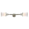 Innovations Lighting Small Canton 2 Light Bath Vanity Light Part Of The Franklin Restoration Collection 208L-SN-G181S-LED