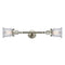 Innovations Lighting Small Canton 2 Light Bath Vanity Light Part Of The Franklin Restoration Collection 208L-SN-G182S-LED