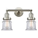 Innovations Lighting Small Canton 2 Light Bath Vanity Light Part Of The Franklin Restoration Collection 208L-SN-G182S