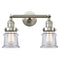 Innovations Lighting Small Canton 2 Light Bath Vanity Light Part Of The Franklin Restoration Collection 208L-SN-G182S-LED