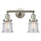 Innovations Lighting Small Canton 2 Light Bath Vanity Light Part Of The Franklin Restoration Collection 208L-SN-G184S-LED