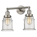 Innovations Lighting Canton 2 Light Bath Vanity Light Part Of The Franklin Restoration Collection 208L-SN-G184-LED