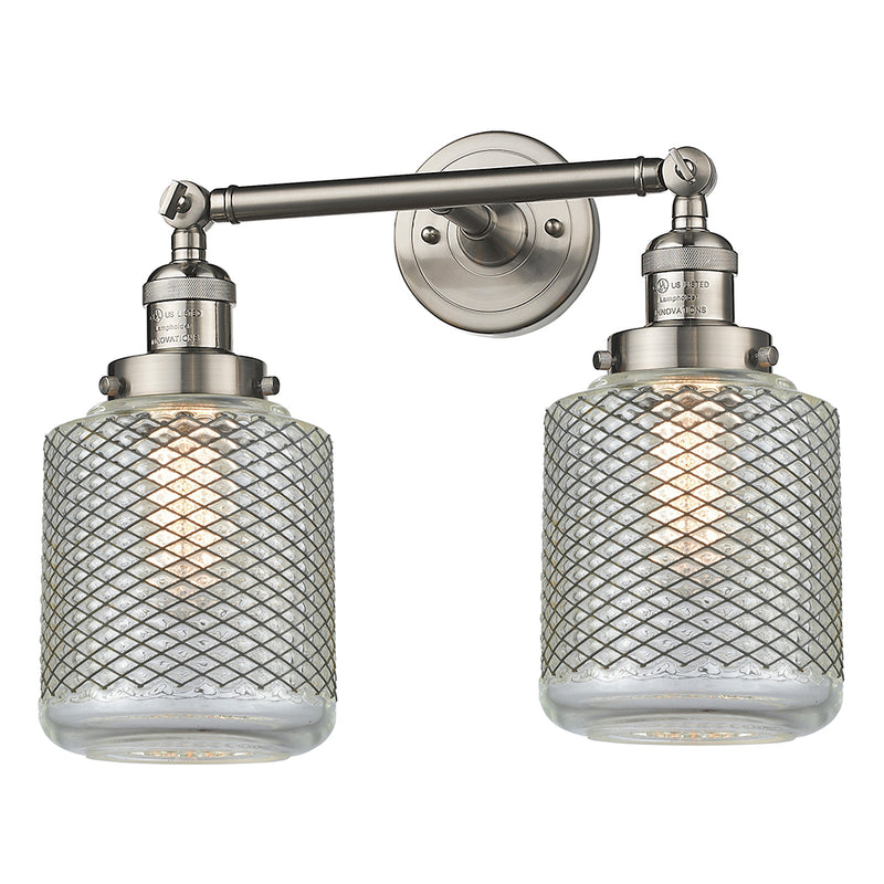 Innovations Lighting Stanton 2 Light Bath Vanity Light Part Of The Franklin Restoration Collection 208L-SN-G262