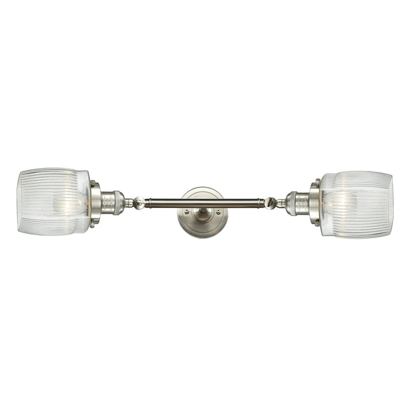 Innovations Lighting Colton 2 Light Bath Vanity Light Part Of The Franklin Restoration Collection 208L-SN-G302-LED