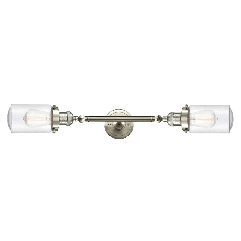 Innovations Lighting Dover 2 Light Bath Vanity Light Part Of The Franklin Restoration Collection 208L-SN-G314-LED