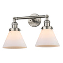 Innovations Lighting Large Cone 2 Light Bath Vanity Light Part Of The Franklin Restoration Collection 208L-SN-G41-LED