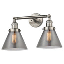 Innovations Lighting Large Cone 2 Light Bath Vanity Light Part Of The Franklin Restoration Collection 208L-SN-G43