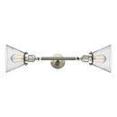 Innovations Lighting Large Cone 2 Light Bath Vanity Light Part Of The Franklin Restoration Collection 208L-SN-G44-LED