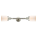 Innovations Lighting Small Bell 2 Light Bath Vanity Light Part Of The Franklin Restoration Collection 208L-SN-G51