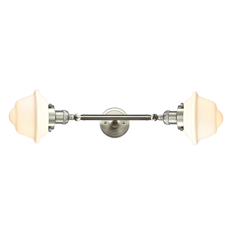 Innovations Lighting Small Oxford 2 Light Bath Vanity Light Part Of The Franklin Restoration Collection 208L-SN-G531