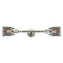 Innovations Lighting Small Bell 2 Light Bath Vanity Light Part Of The Franklin Restoration Collection 208L-SN-G53