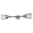 Innovations Lighting Small Bell 2 Light Bath Vanity Light Part Of The Franklin Restoration Collection 208L-SN-G54