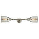 Innovations Lighting Small Bell 2 Light Bath Vanity Light Part Of The Franklin Restoration Collection 208L-SN-G58