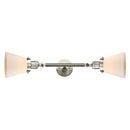 Innovations Lighting Small Cone 2 Light Bath Vanity Light Part Of The Franklin Restoration Collection 208L-SN-G61-LED