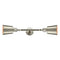 Addison Bath Vanity Light shown in the Brushed Satin Nickel finish with a Brushed Satin Nickel shade