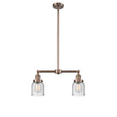 Bell Island Light shown in the Antique Copper finish with a Seedy shade