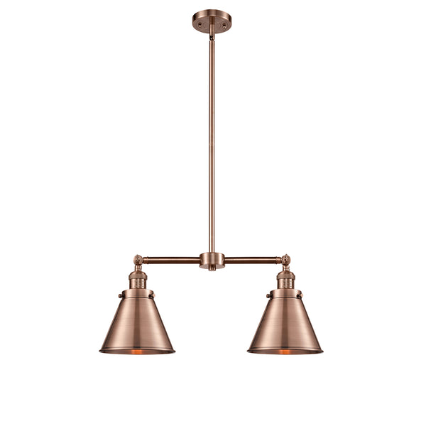 Appalachian Island Light shown in the Antique Copper finish with a Antique Copper shade