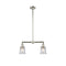 Canton Island Light shown in the Polished Nickel finish with a Seedy shade