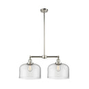 Bell Island Light shown in the Polished Nickel finish with a Clear shade