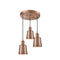 Addison Multi-Pendant shown in the Antique Copper finish with a Antique Copper shade