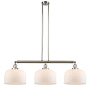 Bell Island Light shown in the Polished Nickel finish with a Matte White shade