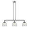 Bell Island Light shown in the Polished Nickel finish with a Clear shade