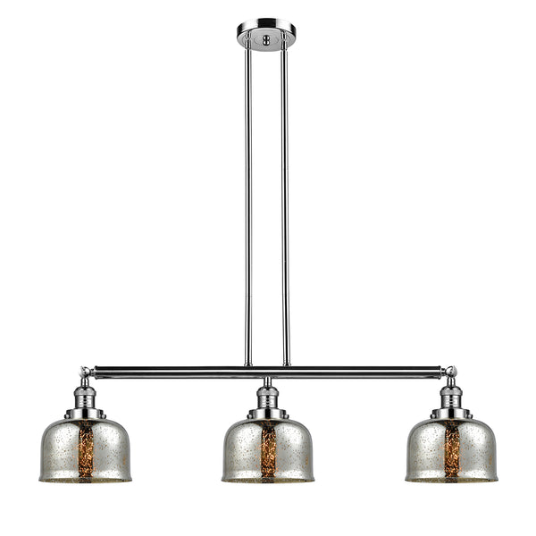 Bell Island Light shown in the Polished Nickel finish with a Silver Plated Mercury shade