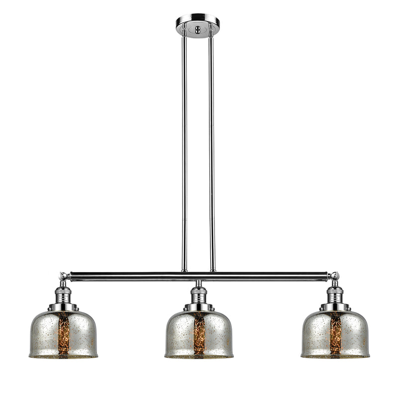 Bell Island Light shown in the Polished Nickel finish with a Silver Plated Mercury shade