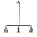 Addison Island Light shown in the Polished Nickel finish with a Polished Nickel shade