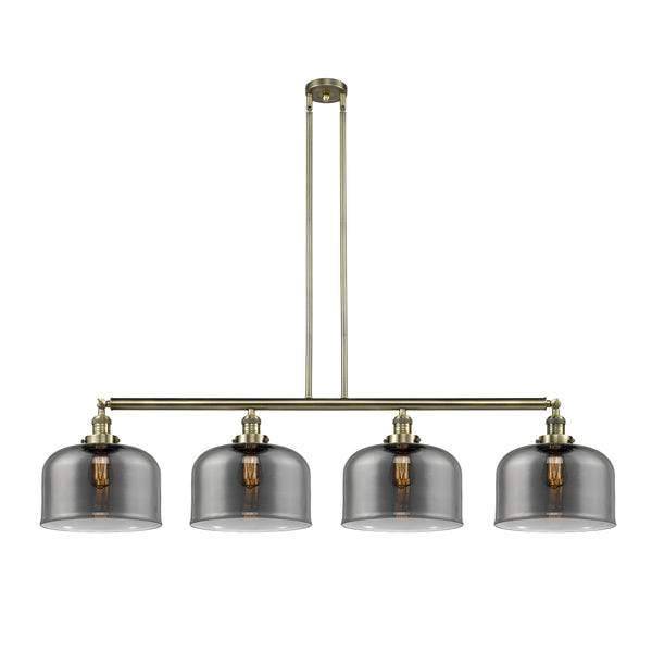 Bell Island Light shown in the Antique Brass finish with a Plated Smoke shade